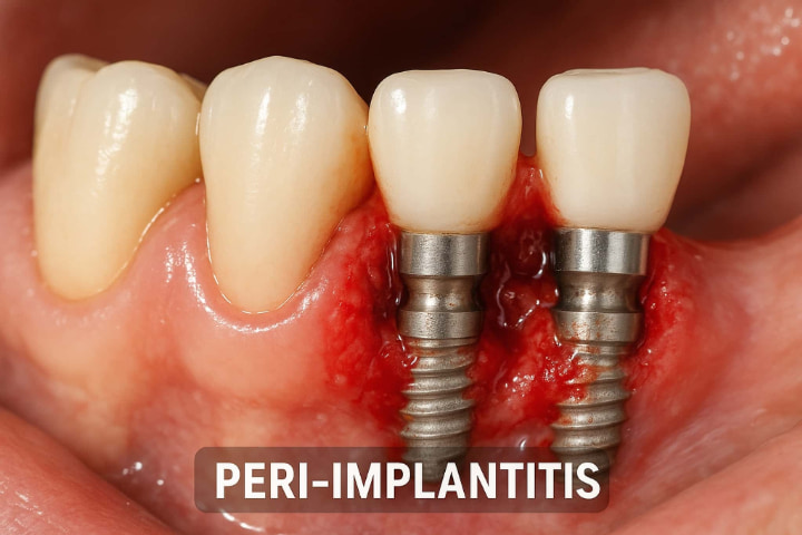 インプラント周囲炎の画像